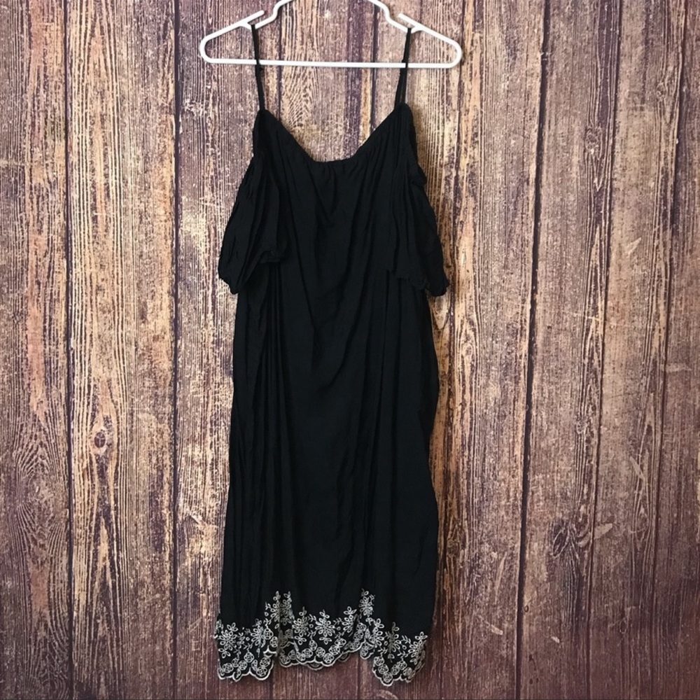 Womens Old Navy Black Sun Dress